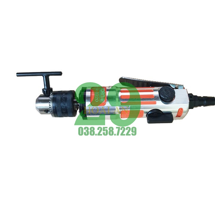 Máy khoan hơi dạng vít mâm kẹp 10mm Tặng găng tay bảo hộ
