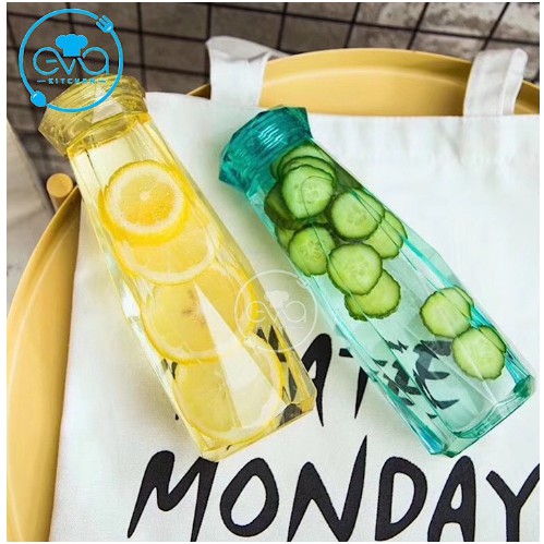 [Rẻ vô địch] Chai nước thủy tinh cao cấp đựng nước hoa quả, sinh tố, nước ép trái cây Diamond 480ml , hàng loại 1 | BigBuy360 - bigbuy360.vn