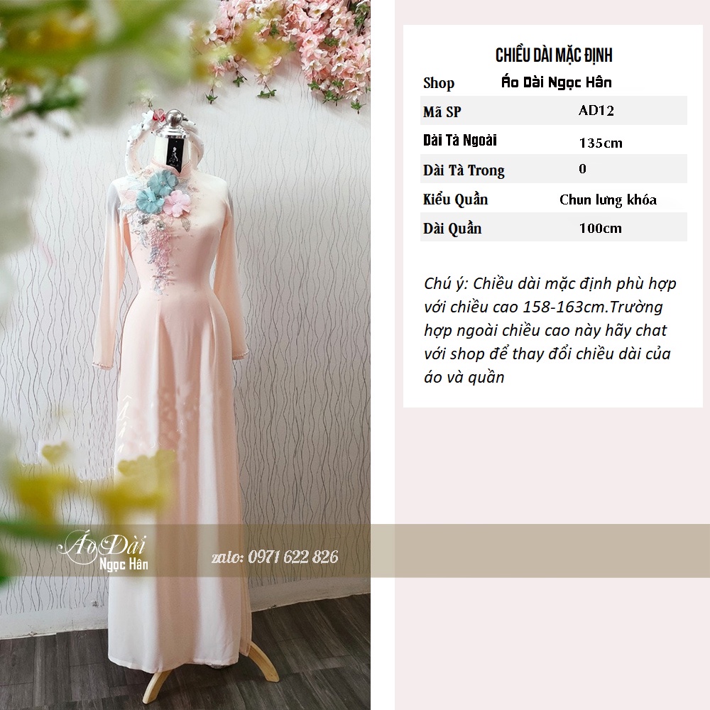 Áo Dài Cô Dâu AD12