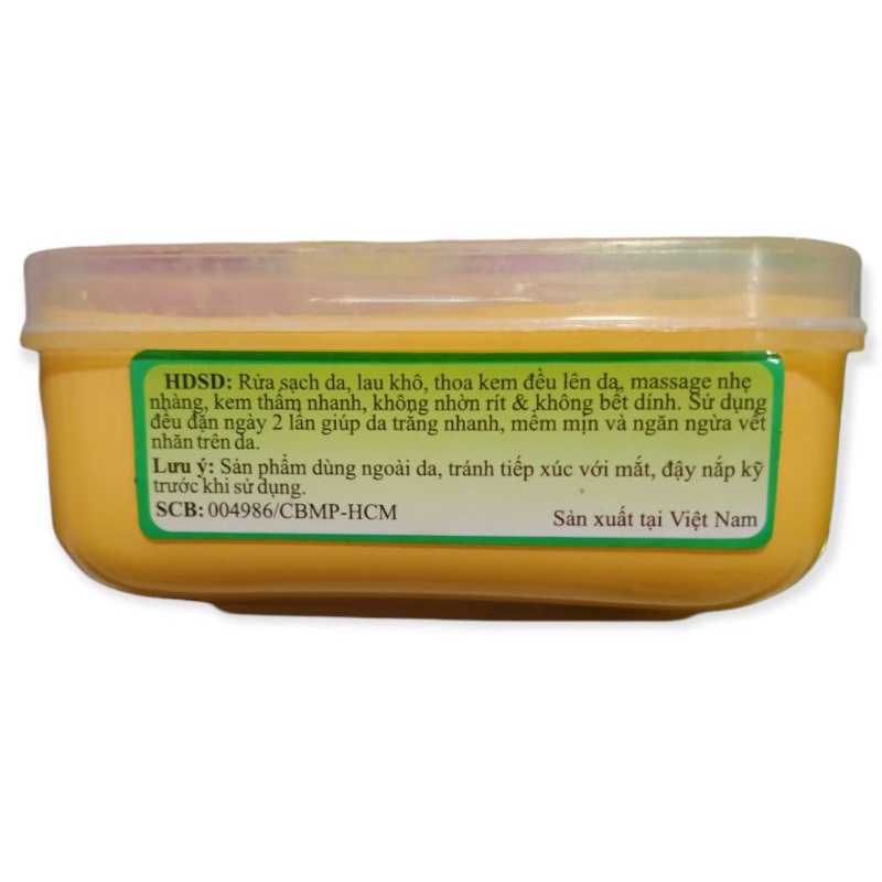 Kem Cốt Hộp Vuông Dưỡng Trắng Da Kem Đặc 100g