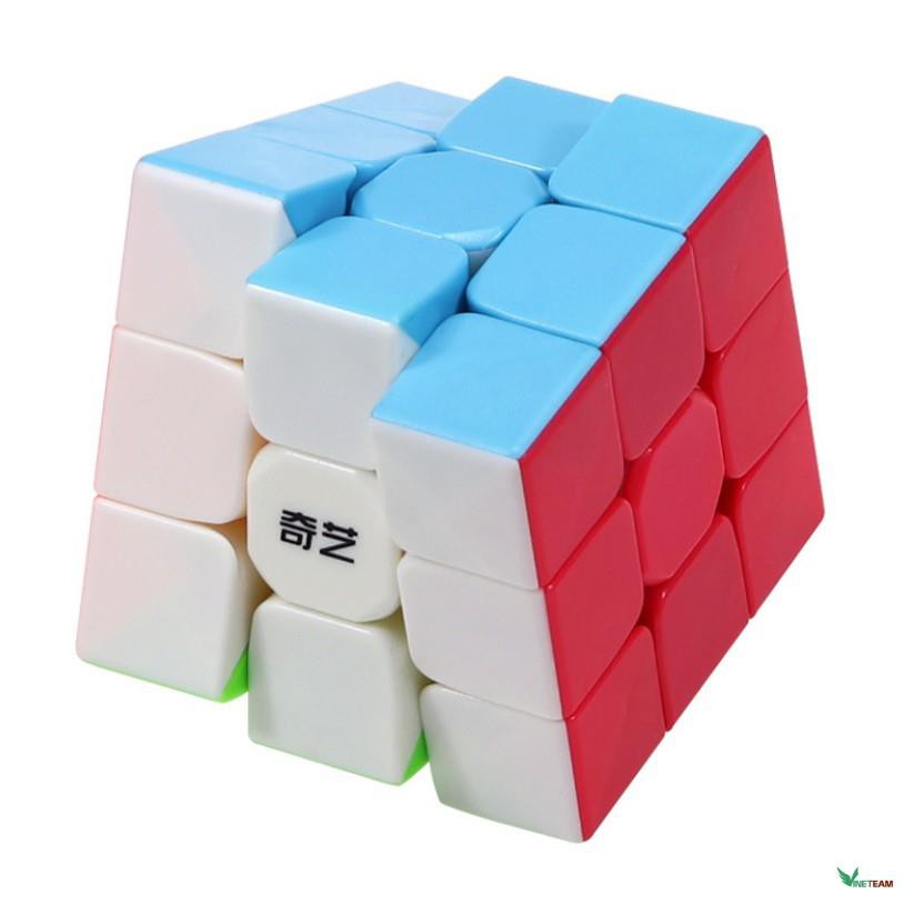 Rubik 3x3 QiYi Warrior S QY33S Stickerless Rubic 3 Tầng Không Viền KT 5,5cm -dc4642