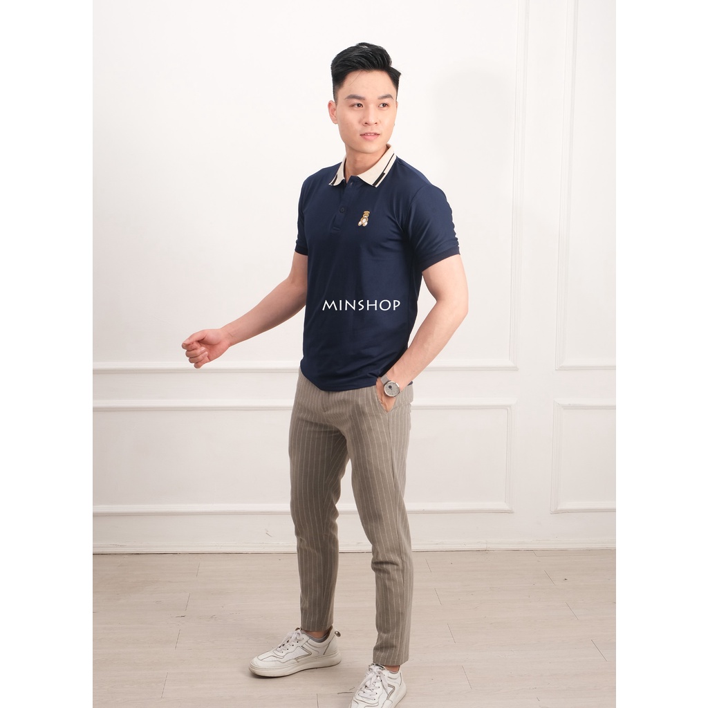áo POLO nam cổ bẻTEDEARChất liệu cá sấu cotton mềm mịn, dầy dặn cao cấp, hoạt động thoải mái, thấm hút mồ hôi tốt