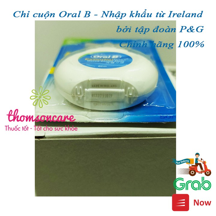 Chỉ nha khoa Oral B - Làm sạch chân răng - Chỉ kẽ răng nhập khẩu từ Ireland bởi tập đoàn P&G