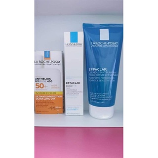 Bộ 2 sản phẩm Kem chống nắng - Gel chấm mụn La RoChe-Posay chính hãng