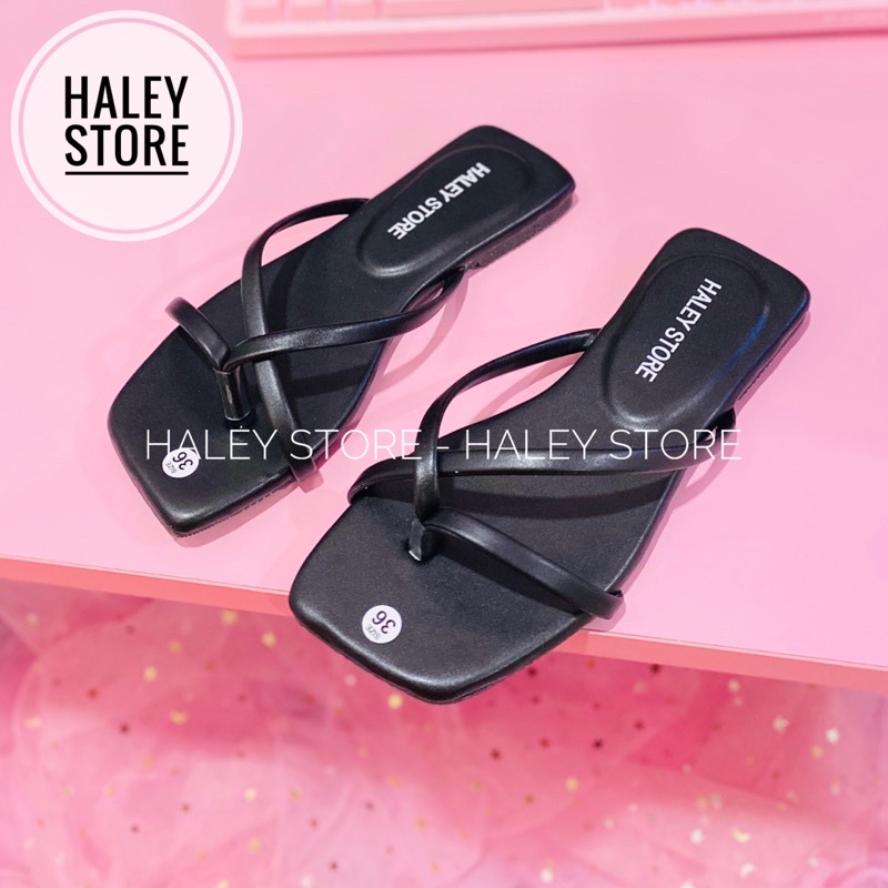 Dép nữ bệt 3 dây chéo quai kẹp xỏ ngón đi chơi đi học đi biển đi trong nhà HALEY STORE