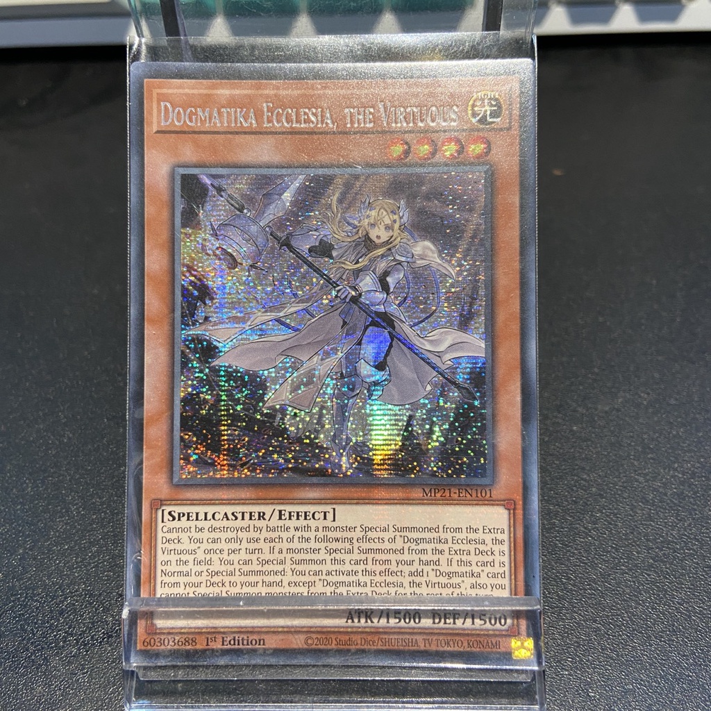 Dogmatika Ecclesia, the Virtuous - MP21-EN101 - Prismatic Secret Rare 1st Edition