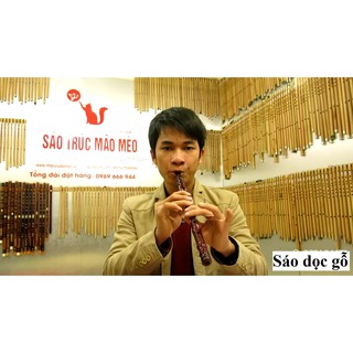 Sáo dọc gỗ - Shop Mão Mèo