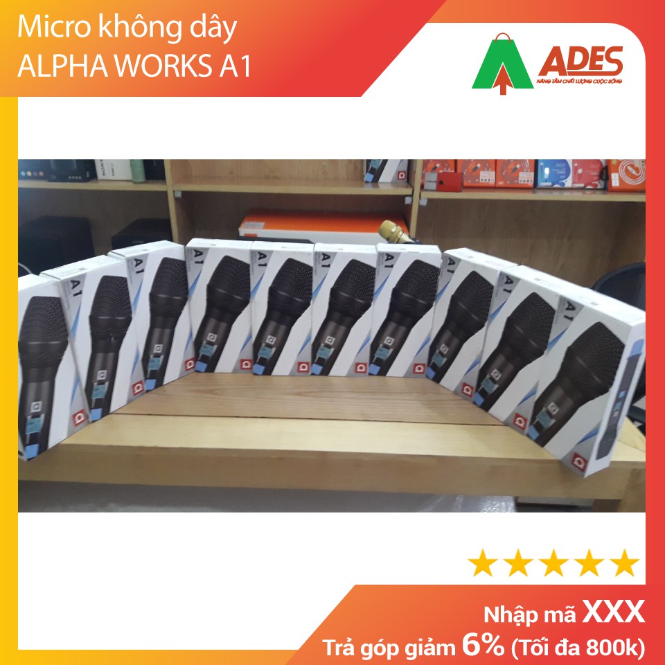 Micro không dây ALPHA WORKS A1|Chính Hãng Giá Rẻ Vô Địch