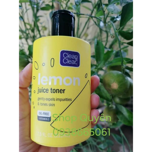 CLEAN & CLEAR Lemon Juice Toner