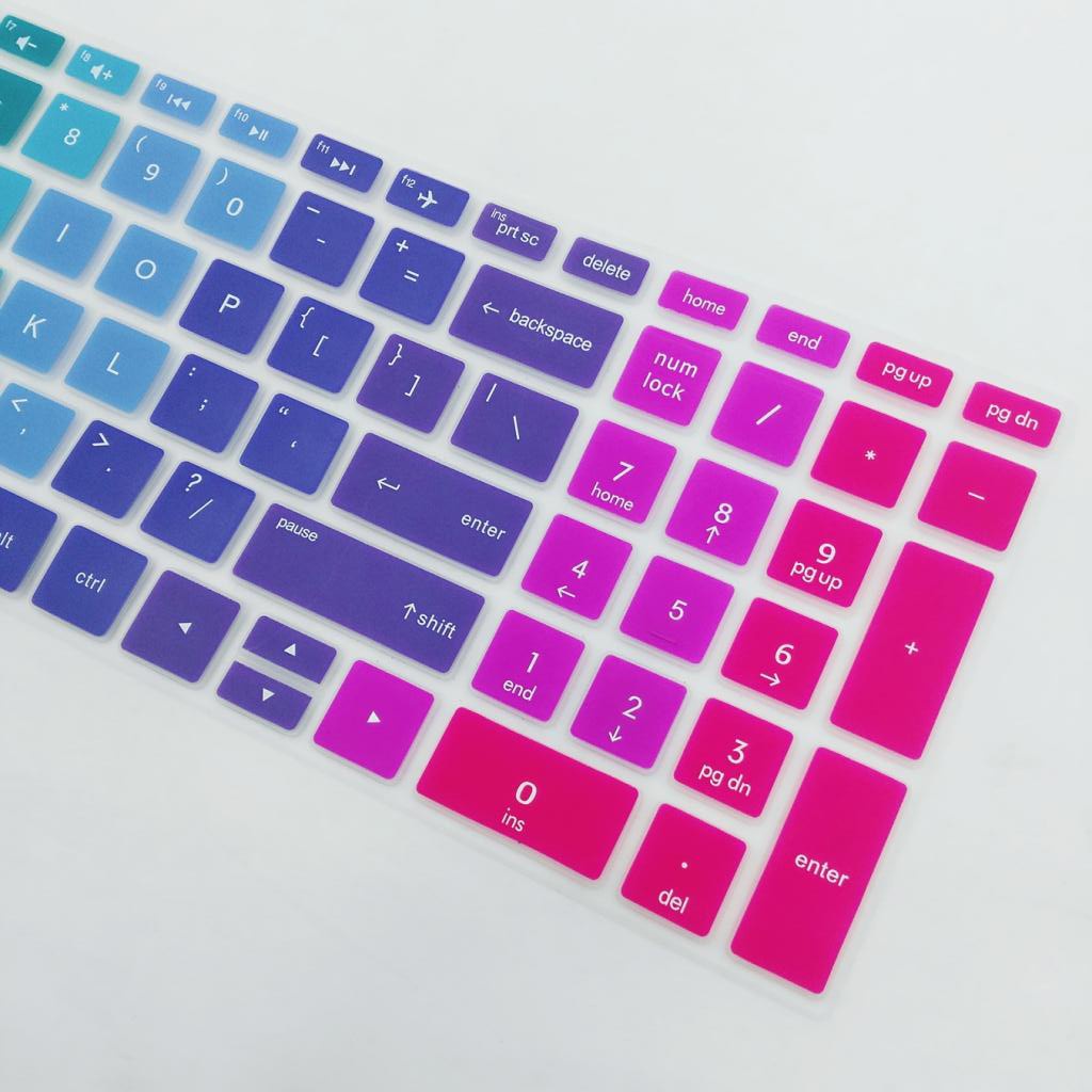 Miếng Dán Bảo Vệ Bàn Phím Laptop Mềm Mại Màu Xanh Dương Cho HP 15.6 inch BF 1