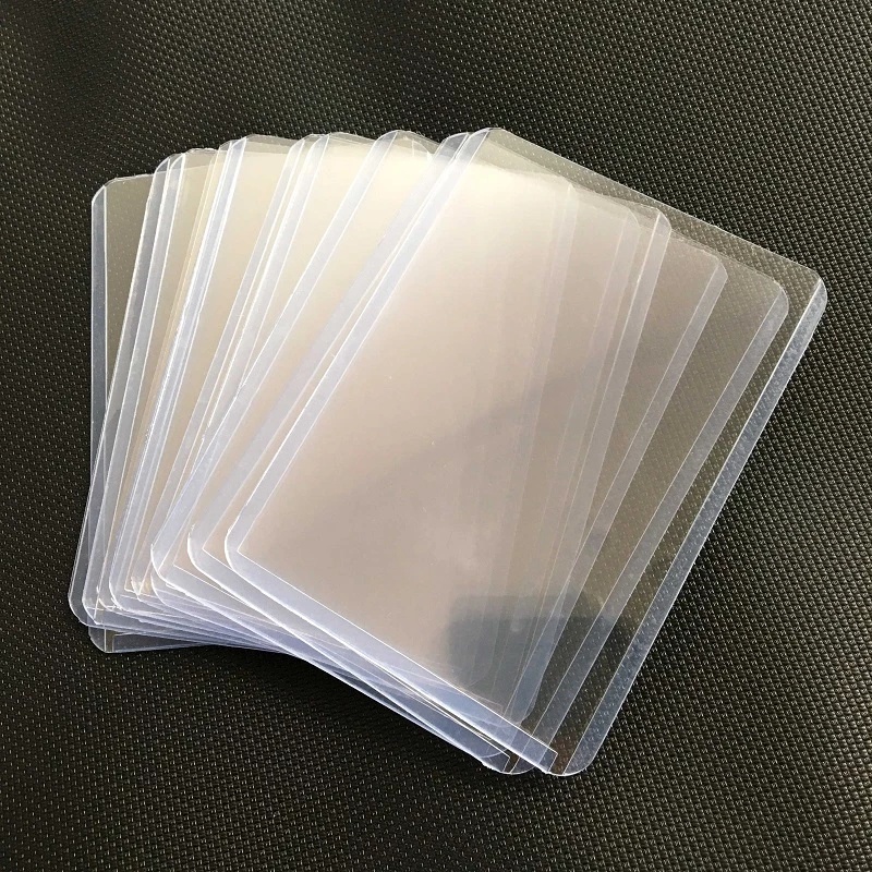 Túi đựng thẻ ảnh/ thẻ Yugioh Pokemon Toploader 35PT dày dặn trong suốt tùy chọn số lượng