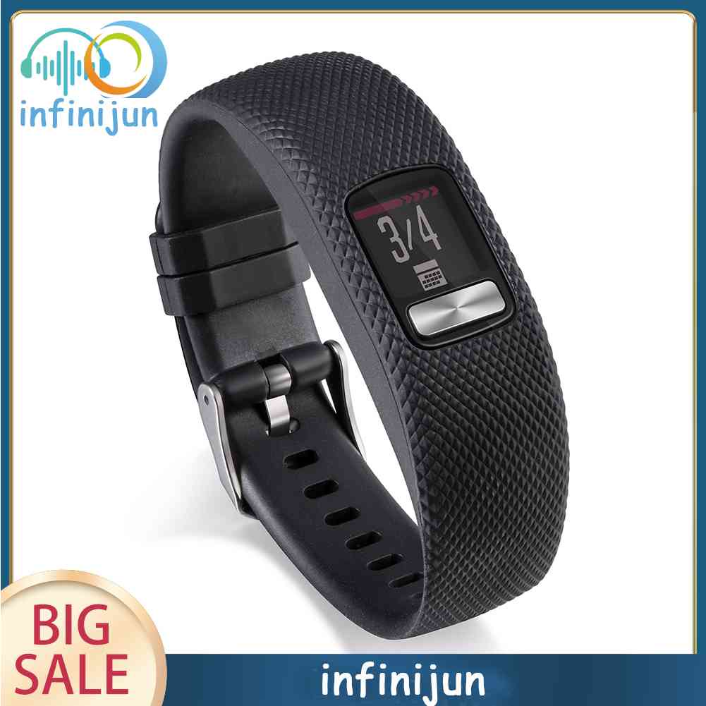 Dây Đeo Silicon Thay Thế Cho Đồng Hồ Garmin VivoFit 4
