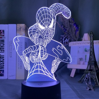 Đèn LED 3D 7 Màu Hình Siêu Anh Hùng Marvel