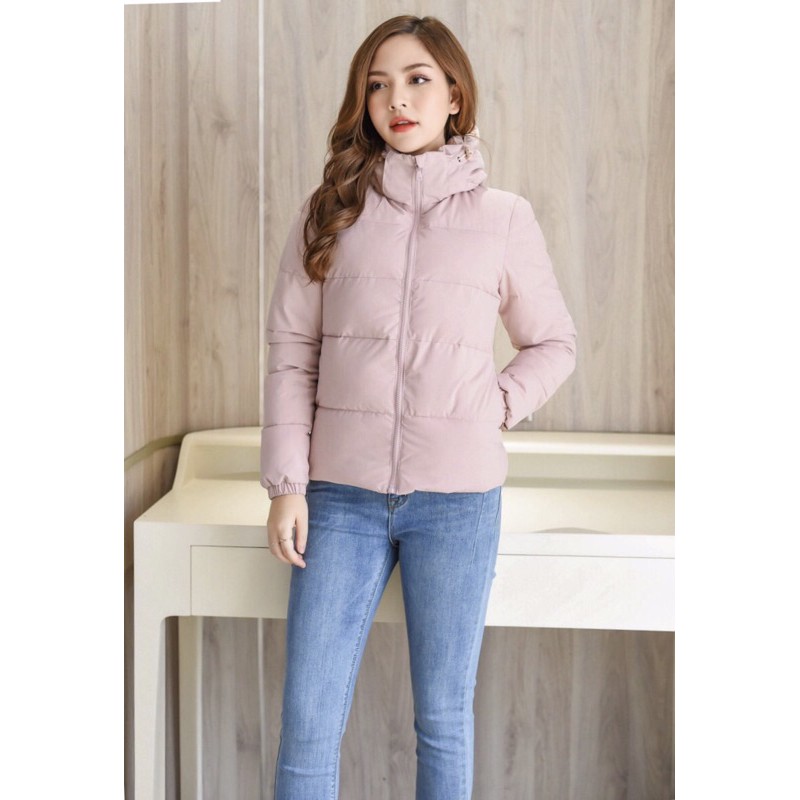 Áo phao siêu nhẹ nữ ngắn áo phao bigsize siêu ấm A146