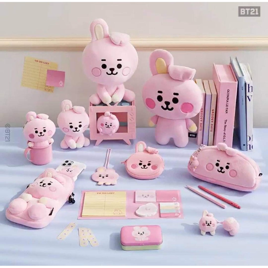 OFFICAL BT21 baby standing doll (mini body pillow) gấu bông bt21 ver baby