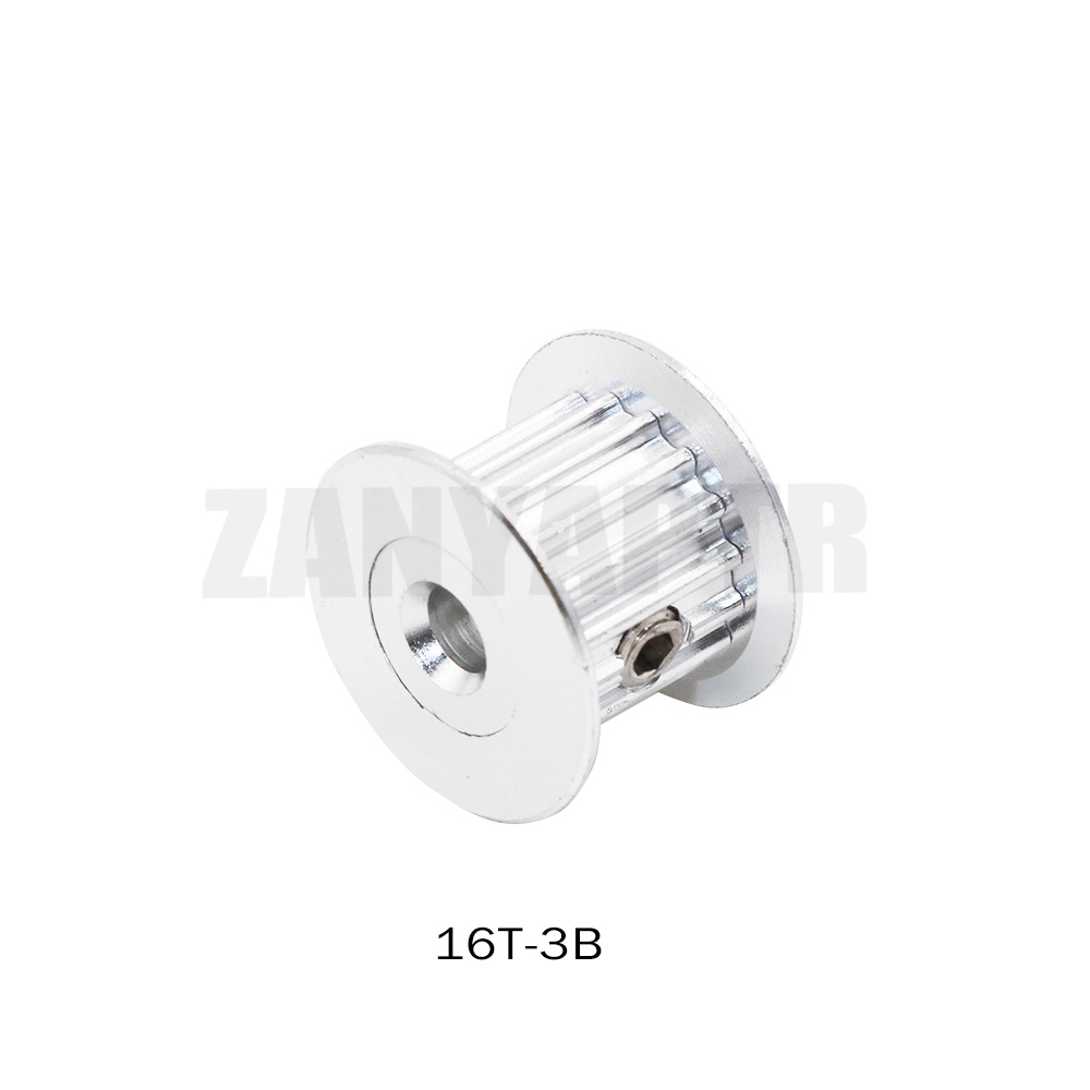 Dây Ròng Rọc Bằng Nhôm GT2 16T 20T Răng 3mm 5mm 8mm Cho Máy In 3D 6mm