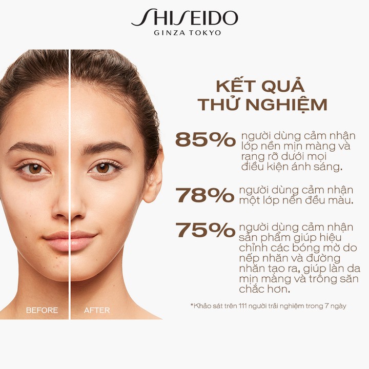 [Mã COSSD5 giảm 10% đơn 600K] Phấn nền dạng lỏng Shiseido Synchro Skin Radiant Lifting Foundation 30ml