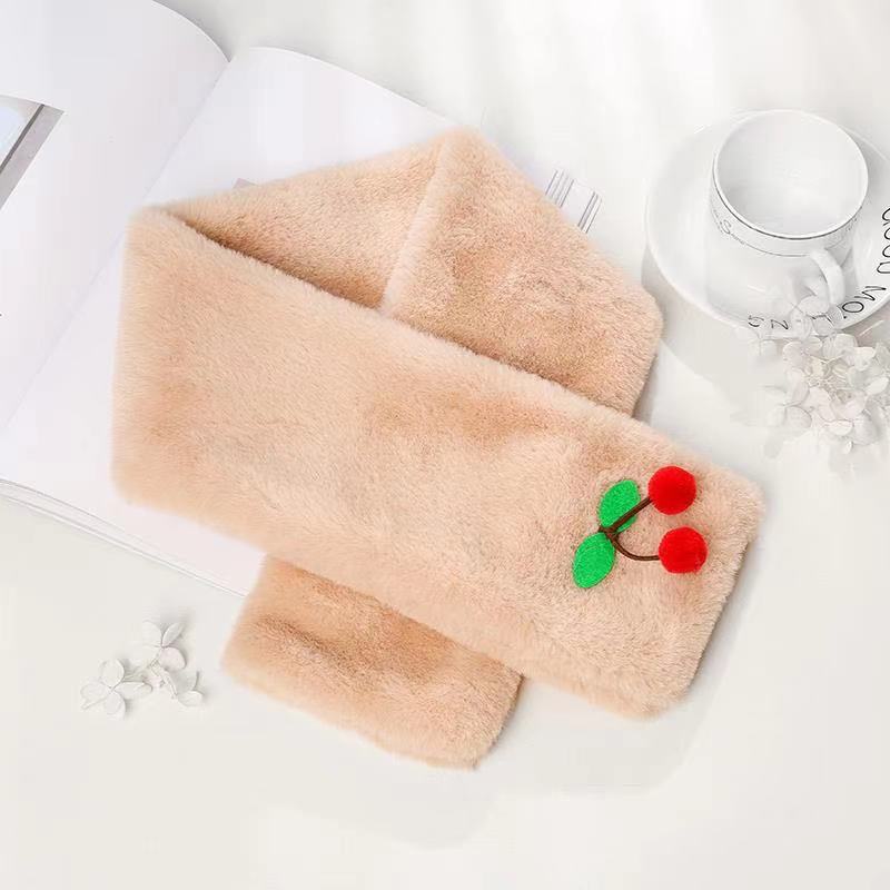 Khăn Quàng Cổ Lông Thỏ Màu Sắc Mới Năm 2021 Phong Cách Hàn Quốc Dễ Phối Đồ Dành Cho Nữ Sinh