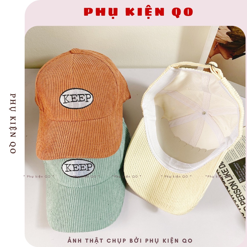 Mũ lưỡi trai ,nón kết chữ Keep phong cách cá tính - CAP24