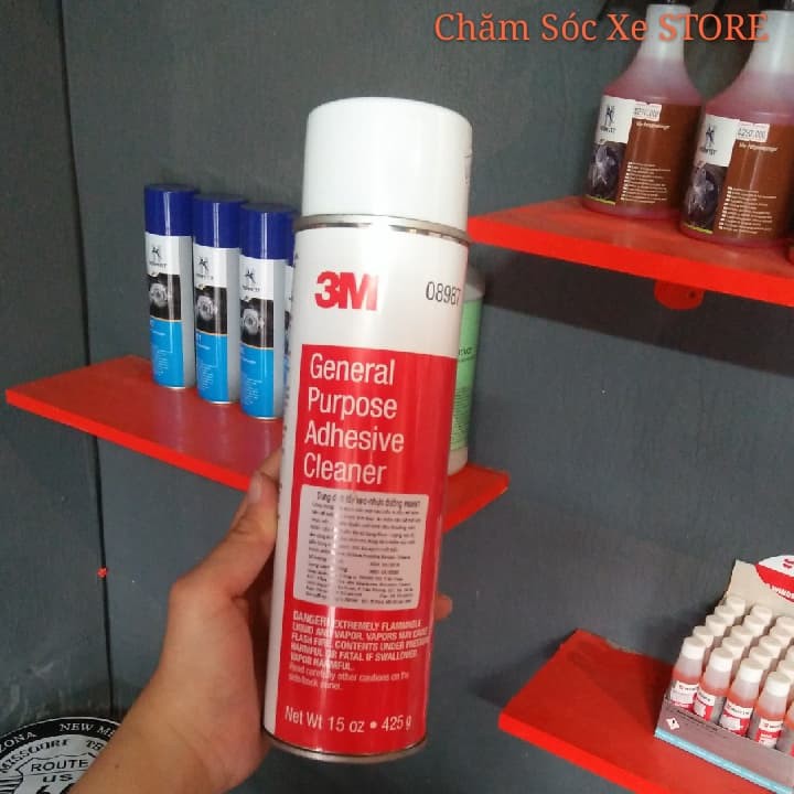 Dung Dịch Tẩy Keo Nhựa Đường 3M General Purpose Adhesive Cleaner 08987 425g chamsocxestore