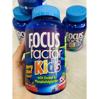 [Date 2023]-Kẹo nhai vị trái cây Focus Factor Kids 150 viên