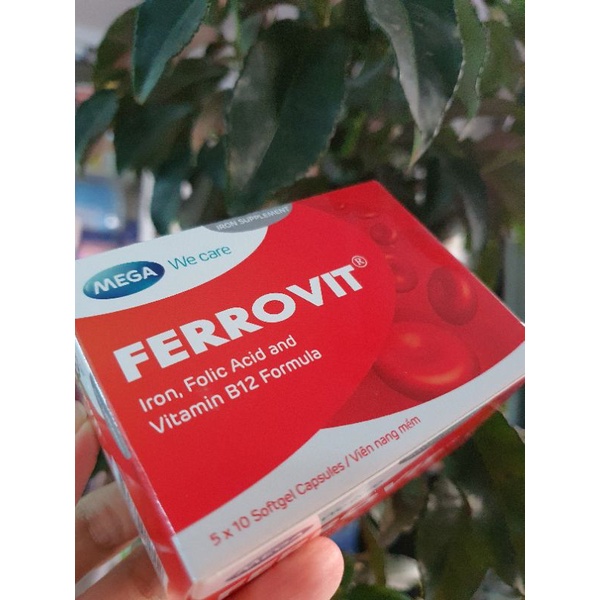 Ferrovit bổ sung sắt, acid Folic, B12 - Đông Anh Pharmart
