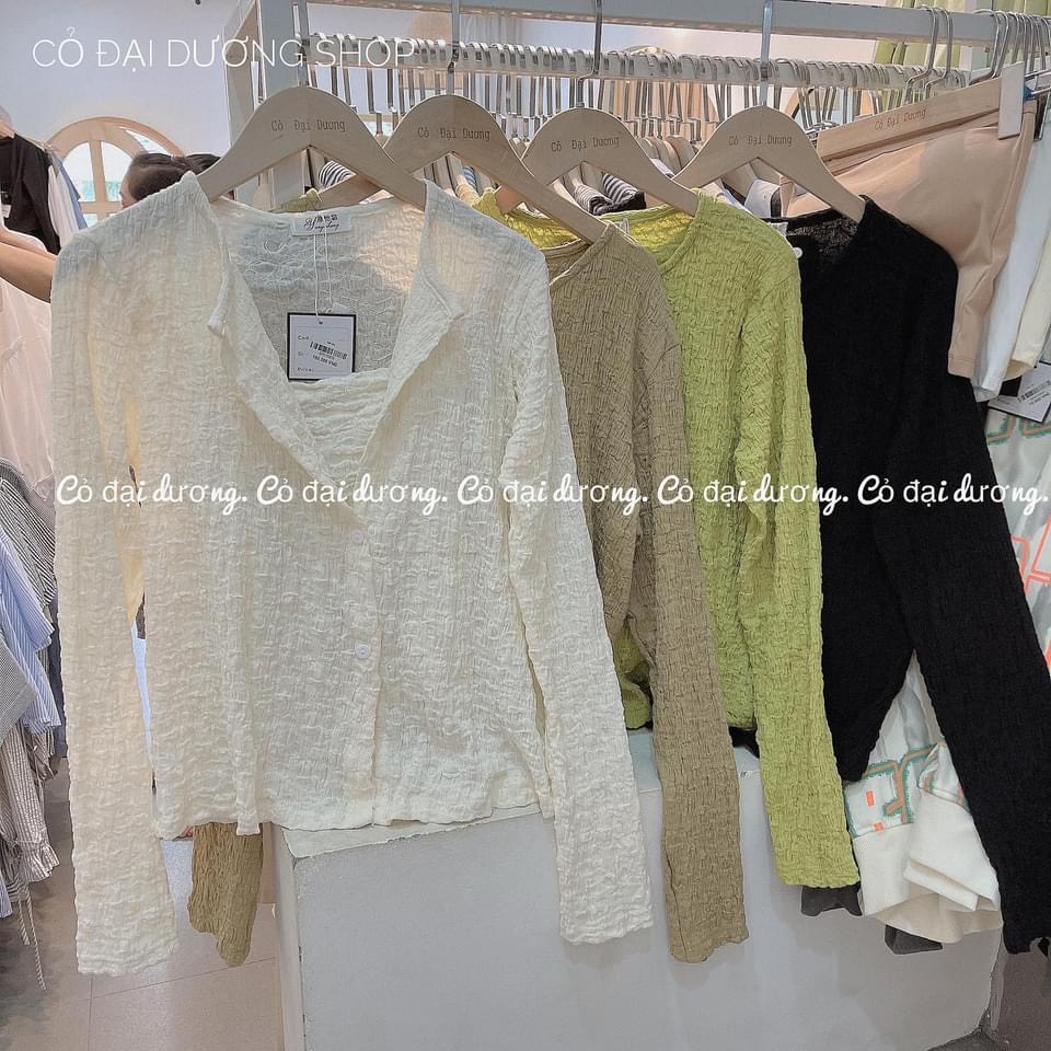 Set áo 2 dây kèm khoác crop siêu xinh ạ  ❤️