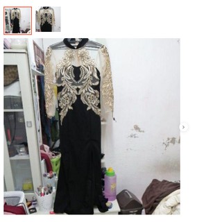 Đầm maxi đuôi cá xẻ tà quyến rũ