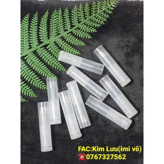 Vỏ son handmade màu trắng trong 5gram đổ trực tiếp