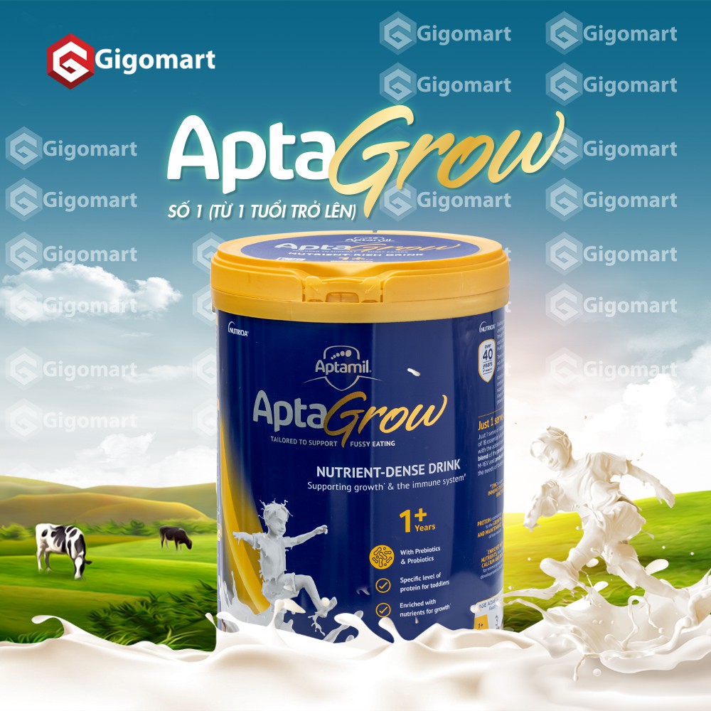 Sữa Aptamil AptaGrow Úc đủ số (900GR)