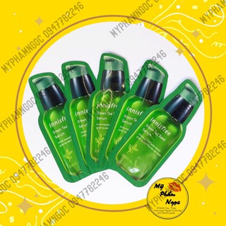 Tinh Chất Dưỡng Ẩm Sâu, Phục Hồi Da Mụn Innisfree Green Tea Seed Serum