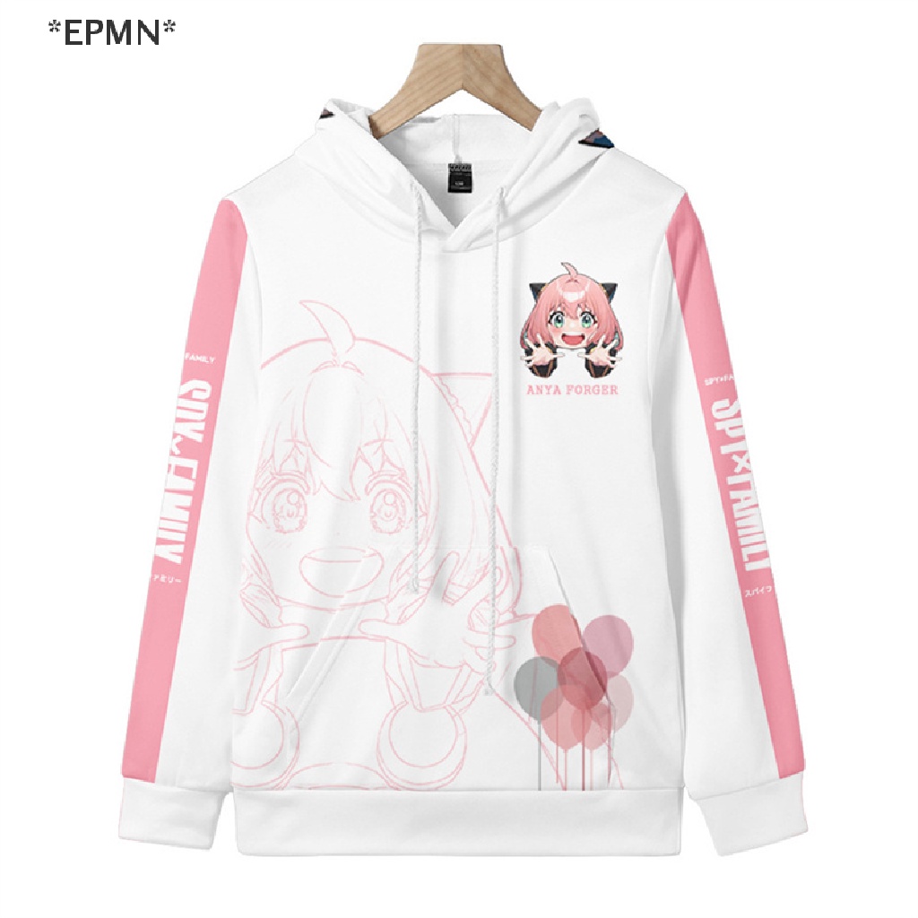 Epmn Áo Hoodie Mềm Hóa Trang Nhân Vật Loid Anya Yor Forger Phim Spy X Cho Gia Đình