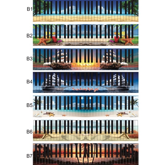 Decal dán phím đàn Organ