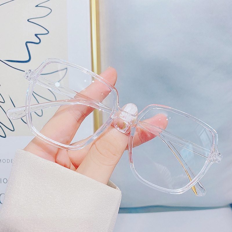 Mắt kính cận gọng to đen thời trang cho nam nữ/kính cận có độ 0.5~6.0
