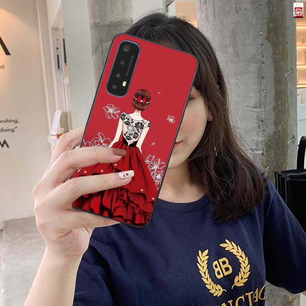 Ốp lưng điện thoại OPPO REALME3/3 PRO REALME5/5 PRO REALMEC1 REALME 6/6 PRO REALME7/7 PRO.. .in hình cô gái mới