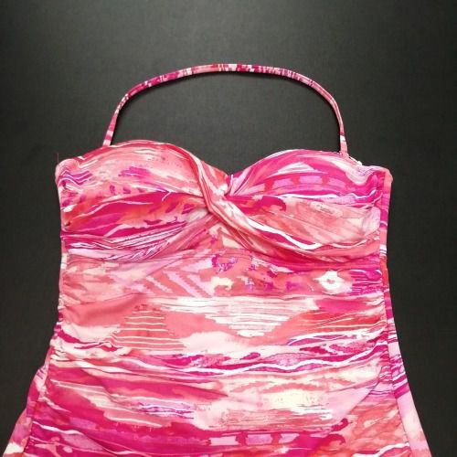 Đồ bơi nữ Lauren cổ yếm hồng pha cam LR80D85 ( TH8951 ) | BigBuy360 - bigbuy360.vn