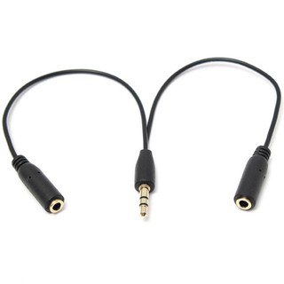 Dây chia jack loa chuẩn 3.5 từ 1 ra 2