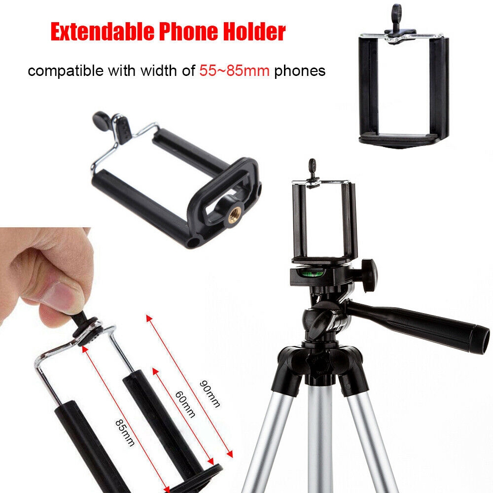 Chân Máy Ảnh Tripod Bằng Nhôm Có Thể Điều Chỉnh