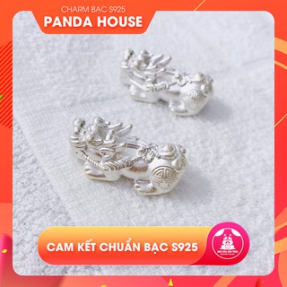Charm bạc trắng hình tỳ hưu - Panda House