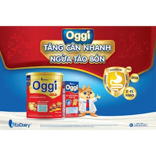 Sữa Oggi Gold dành cho trẻ thấp còi loại 900g Date luôn mới