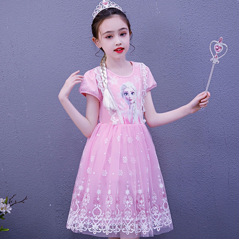 ♛Đầm Công Chúa Aisha Phong Cách Phương Tây Kiểu Mới Cho Bé Gái