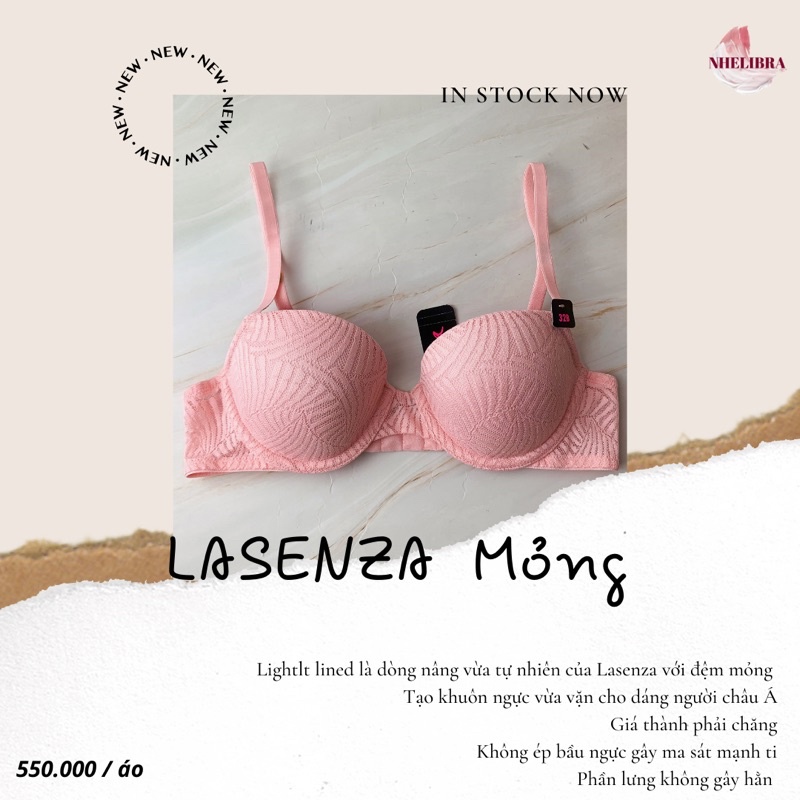 Áo lót nâng đẩy đệm mỏng Lasenza