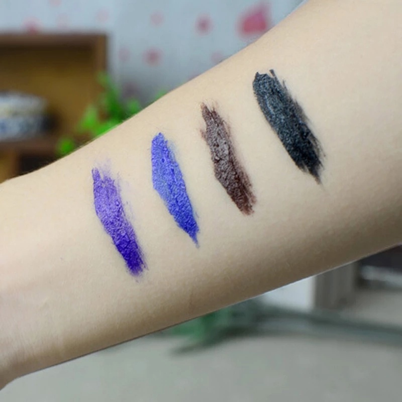 [Hàng mới về] Mascara chải dài cong và dày lông mi HENGFANG sợi tơ 3D tự nhiên chống thấm nước 4 màu sắc tùy chọn