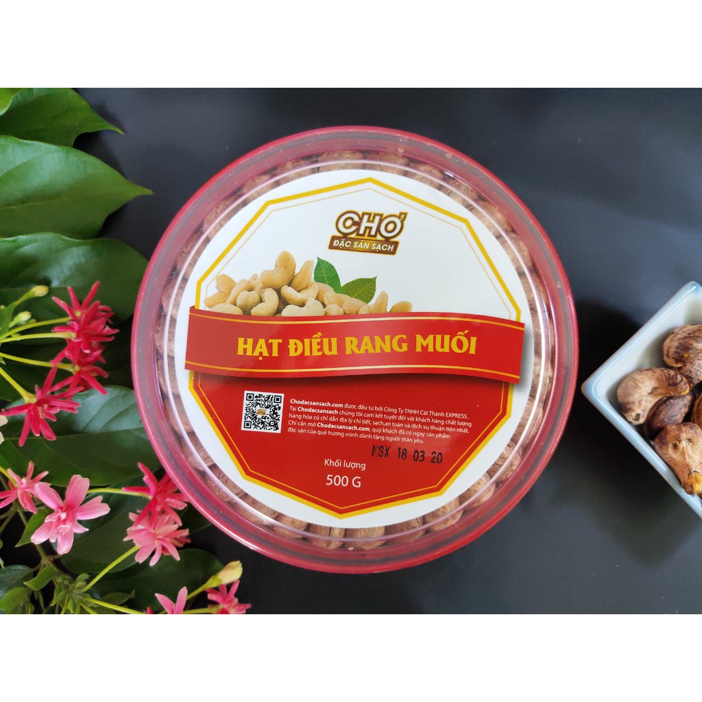 Hạt điều rang muối hàng xá vỏ lụa 500gr