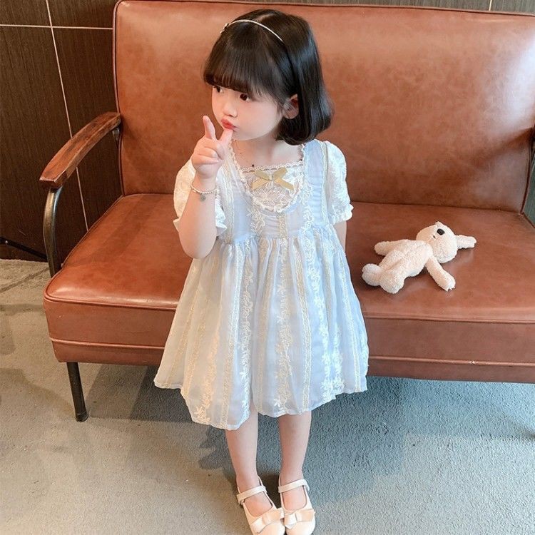 BABY G Đầm Lolita Phong Cách Phương Tây Đáng Yêu Dành Cho Bé Gái 0-1 - 4 Tuổi G0-1 - 4.24