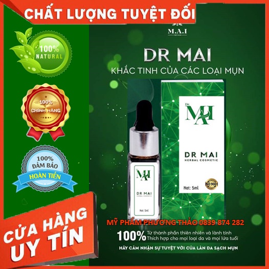 Dr Mai, Mụn Dr Mai, thảo dược ngăn ngừa lựa chọn hoàn hảo cho da mụn