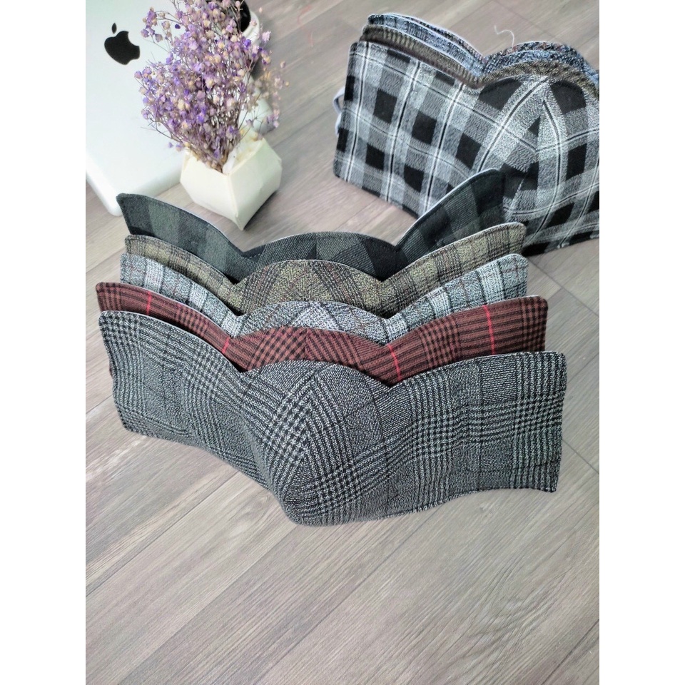 Set 5  Khẩu Trang Vải Che Tai Dày 5 Lớp Chống Nắng, Chống Bụi, Phòng Ngừa Dịch Bệnh - Shop3nunisex
