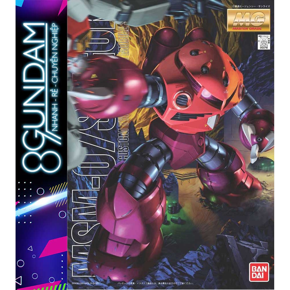 Mô Hình Lắp Ráp MG Z'Gok Zgok Char Custom