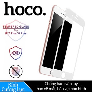 Kính cường lực Iphone 7Plus/ 8Plus Full Màn - Kính Cường Lực Hoco G5