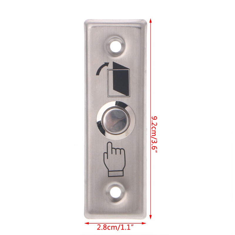 Công Tắc Nhấn Chuông Cửa Chất Liệu Inox Kích Thước 92x28mm